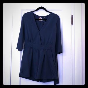 Navy Blue Romper